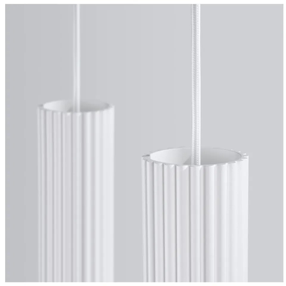 Lampadario bianco Gleam – Sollux