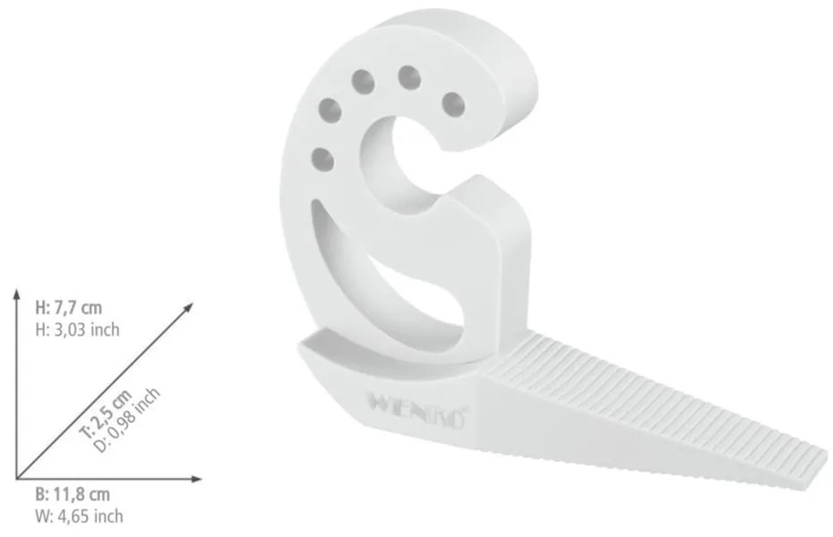 Battuta bianca per porte e finestre - Wenko