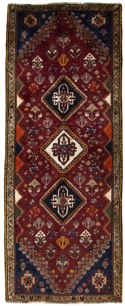 Tappeto persiano 80x200 Rosso (Iran) Annodato A Mano