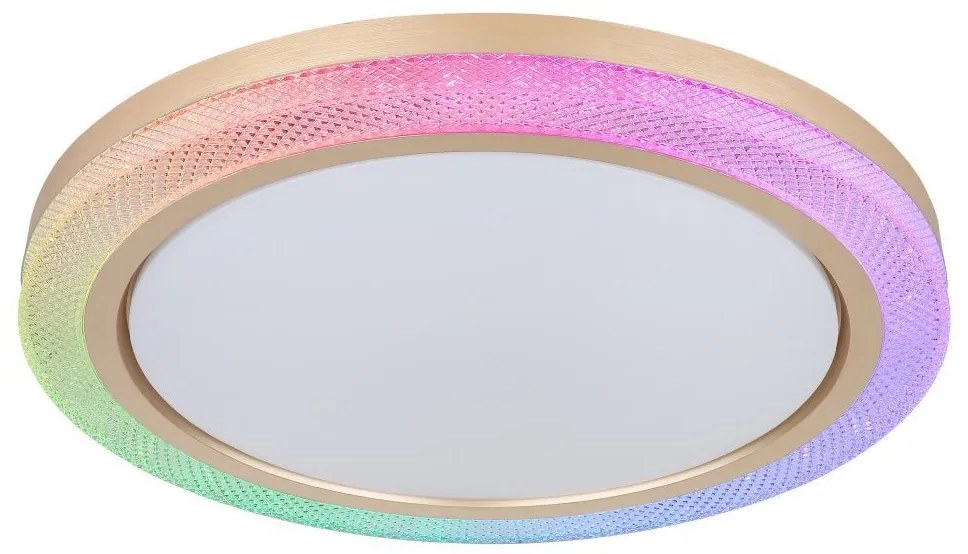 Globo 41372-24 - Plafoniera dimmerabile RGBW BOLLY LED/20W/230V + +TC