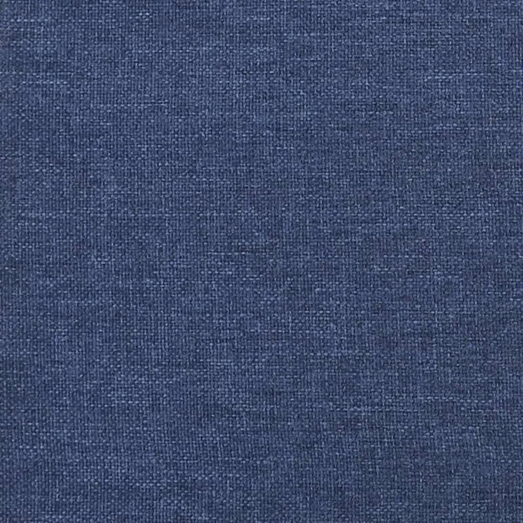 Poggiapiedi blu 78x56x32 cm in tessuto