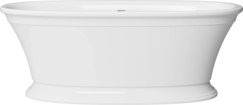 Vasca a isola bianco lucido L 83 x H 62.5 x P 167.2 cm