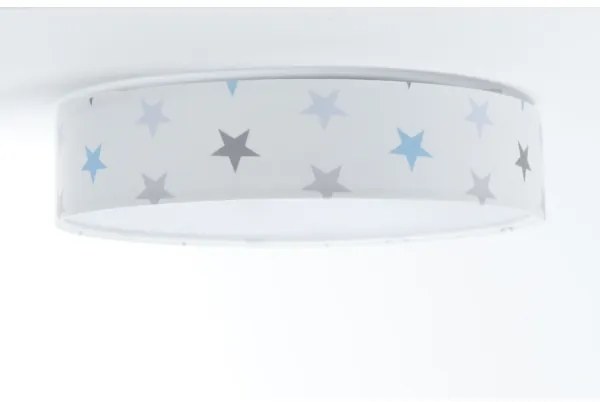 Luce LED dimmerabile GALAXY KIDS LED/24W/230V stelle blu/grigio/bianco + tc