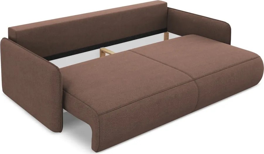 Divano rosa allungabile/con contenitore 216 cm Nanea – Makamii