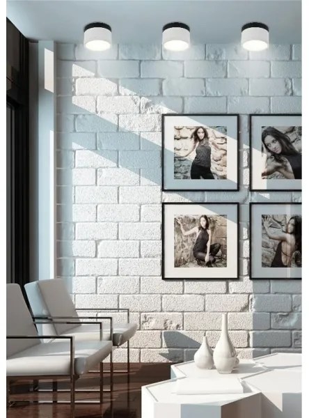 Faretto LED TUBA LED/9W/230V bianco/nero