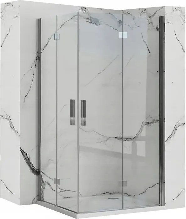 Cabina doccia Rea Molier Chrome Double 100x100
