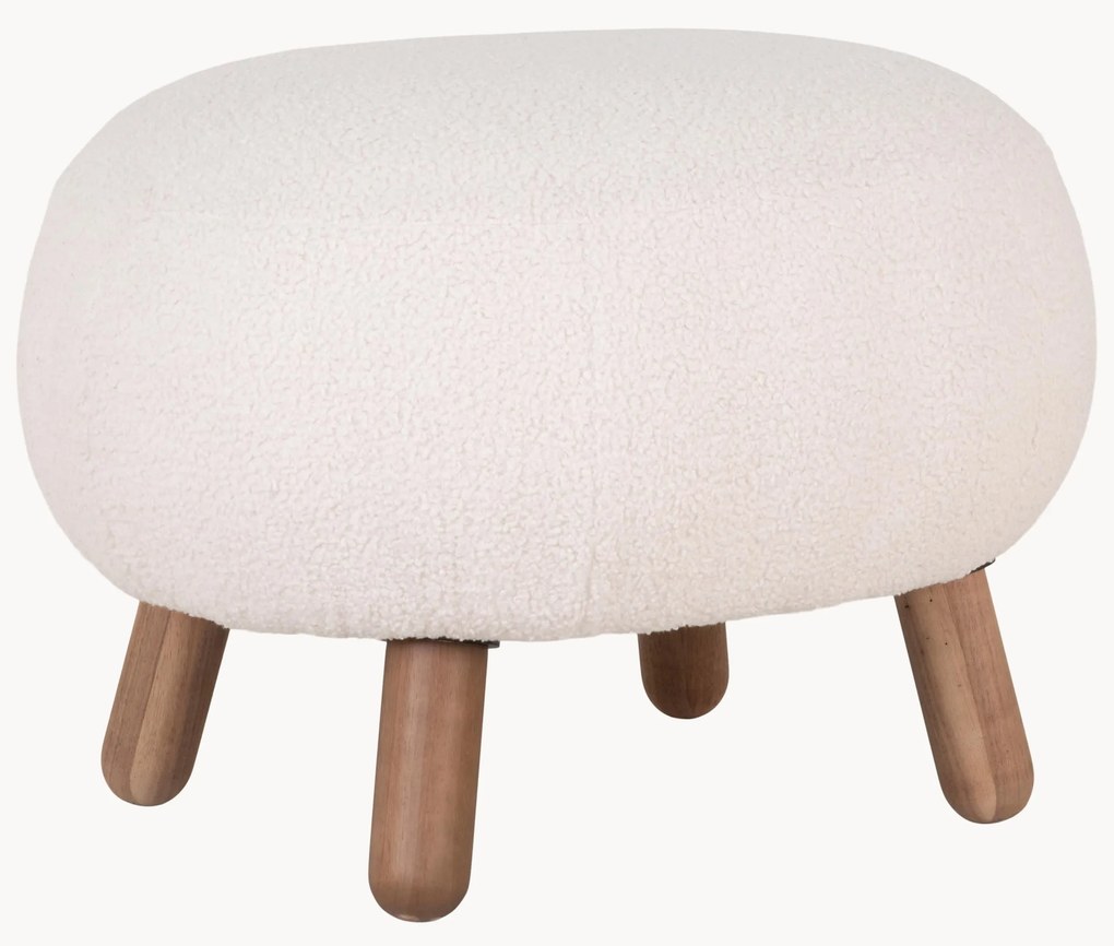 Pouf in teddy Savona
