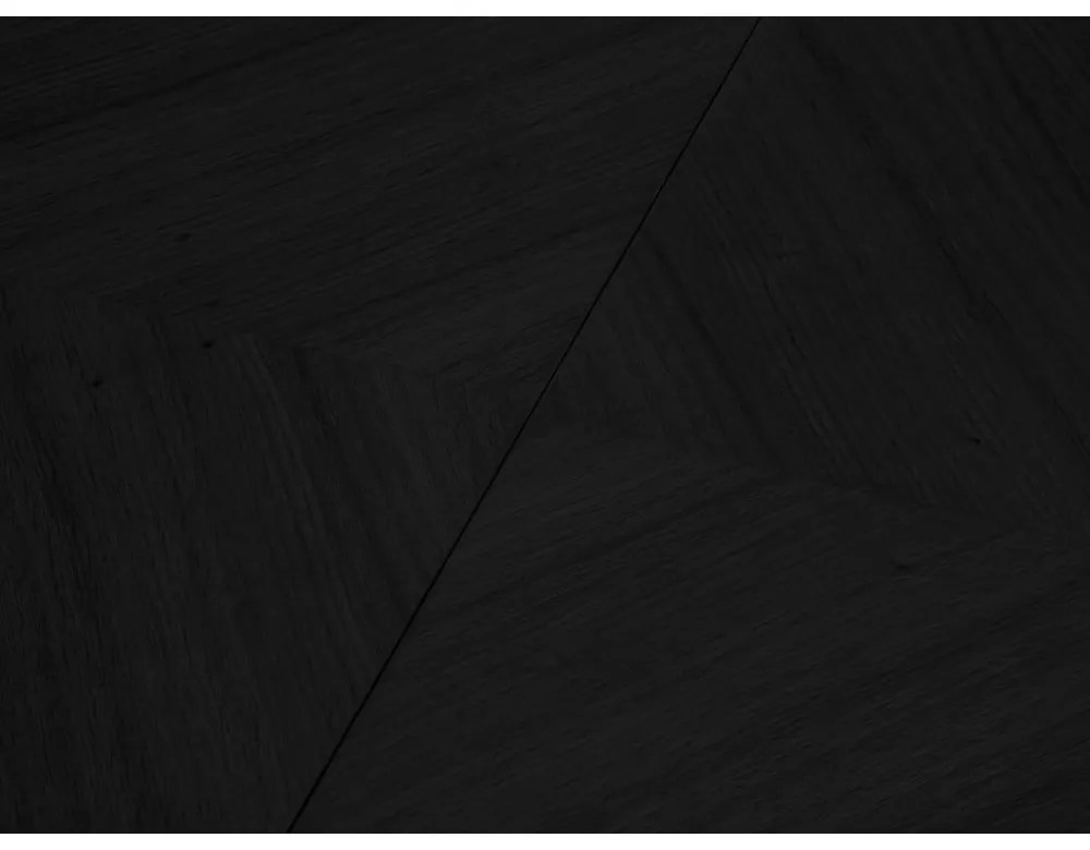 Tavolo da pranzo rotondo con piano nero allungabile con estensione ø 120 cm Magnus – Windsor & Co Sofas