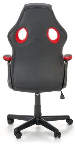 Sedia da ufficio KENU nera/rossa