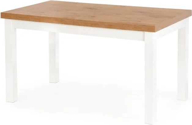 Tavolo allungabile Tiago in lancelot/bianco - L 140-220 x l 80 x h 76 cm