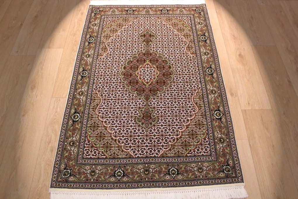 Tabriz Tappeto 100x150 (Iran) Annodato A Mano