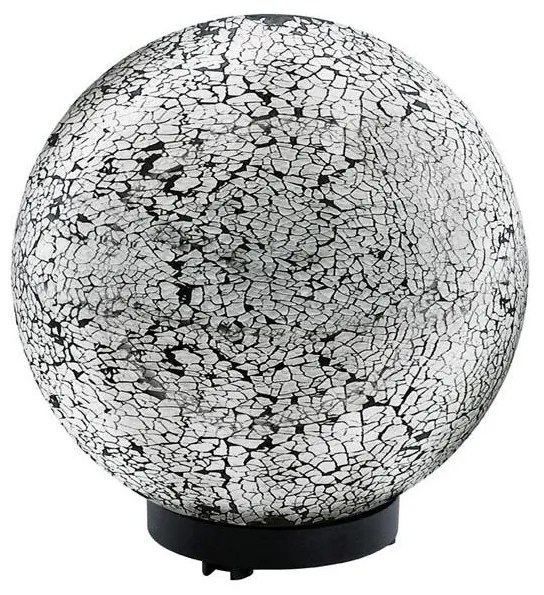 EGLO 91638 - Lampada da esterno TERRALUNA 1 1xE27/18W nera / bianca IP44