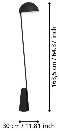 Eglo 900135 - Lampada da terra ARANZOLA 1xE27/40W/230V