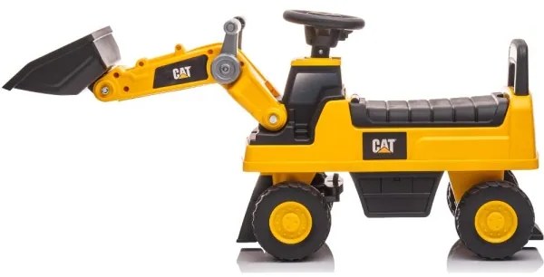 Bici a spinta caricatore CAT 2xAA giallo/nero