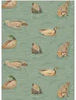 Mulberry Home Carta da parati Duck Pond - Teal