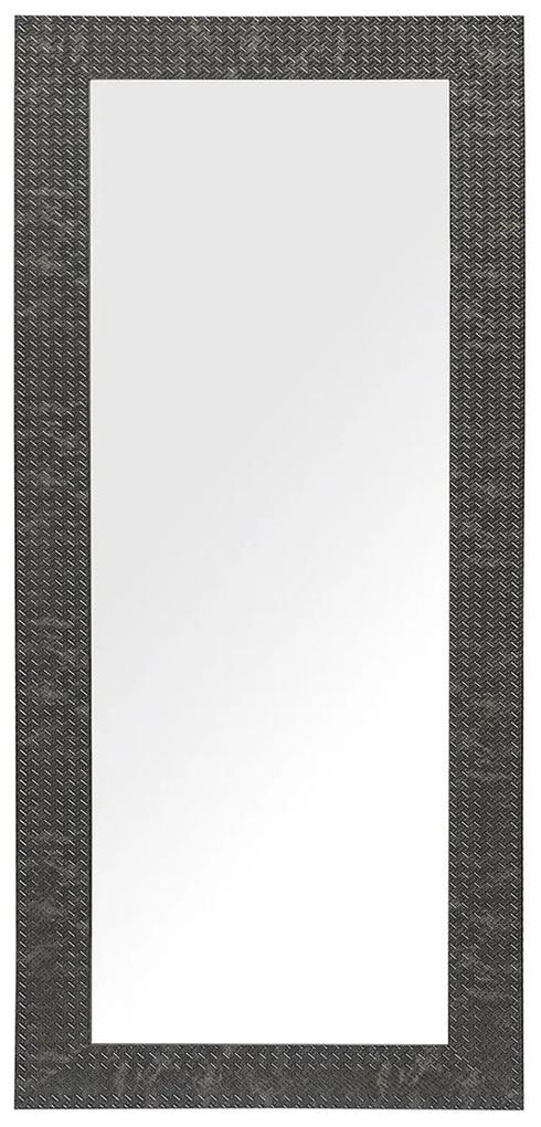 Specchio da parete 50 x 130 cm Nero PLAISIR Beliani