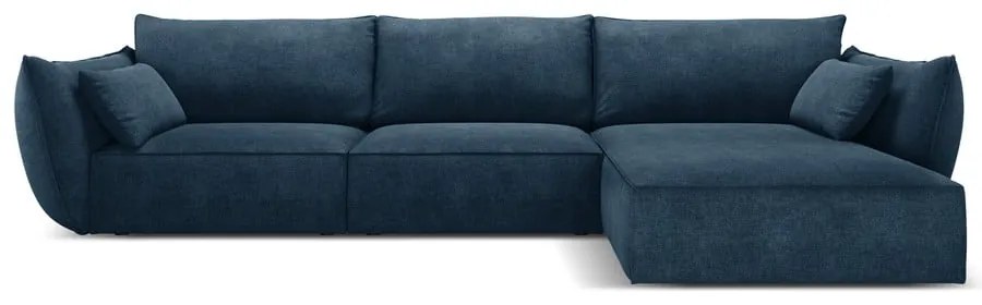 Divano angolare blu scuro (angolo destro) Vanda - Mazzini Sofas