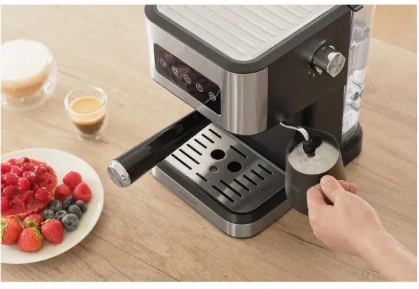 Sencor - Macchina da caffè espresso a leva 1050W/230V nero/cromo satinato