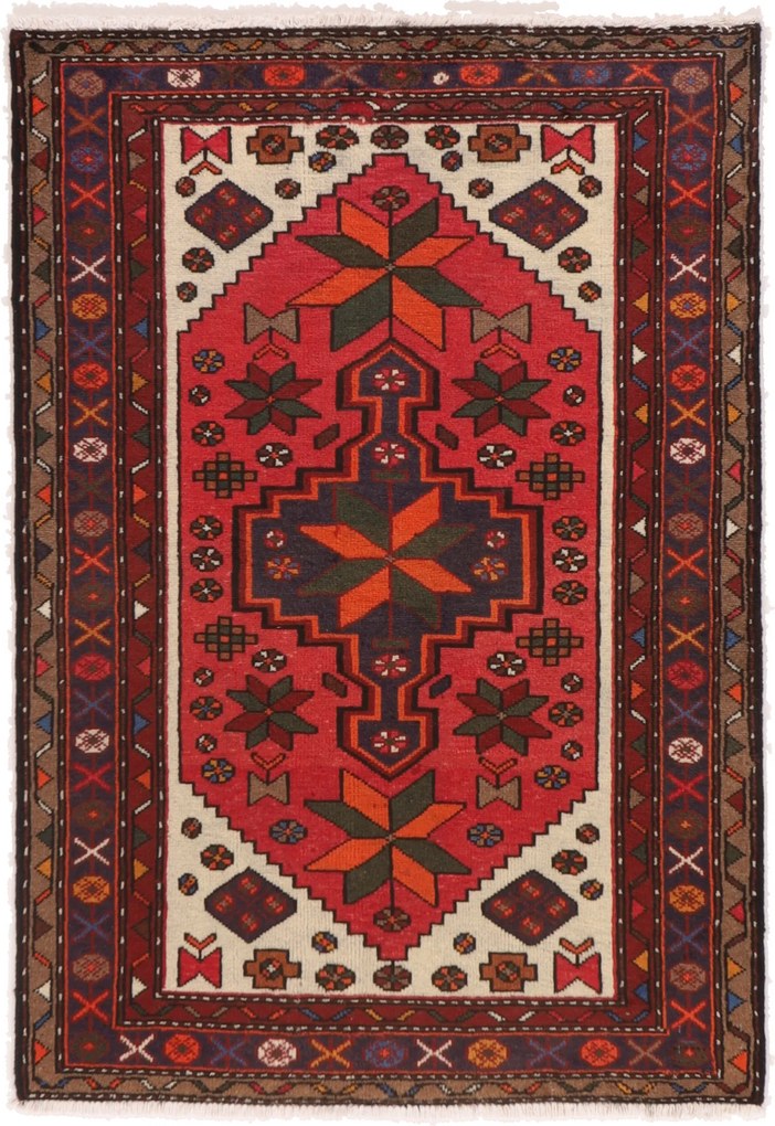 Hamedan Tappeto persiano 100 x 140 (Iran) Annodato A Mano