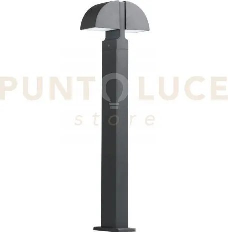 Palo led idem orientabile antracite in metallo 8w 840lm 4000k ip44 ...