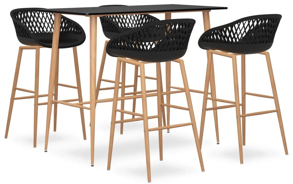 Set Da Bar 5 Pz Nero /