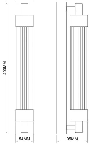 Zuma Line 003064-034732 - Applique LED KALIA LED/8W/230V nera