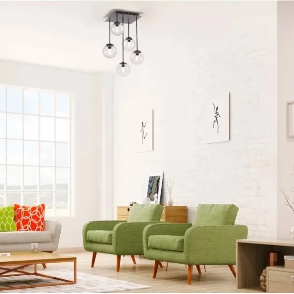 Paul Neuhaus 6719-18 - Lampadario LED su palo WIDOW 5xG9/3W/230V