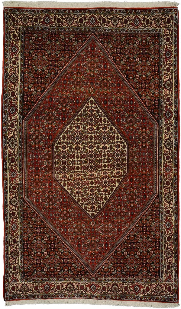 Bidjar Tappeto 110 x 190 Marrone (Iran) Annodato A Mano
