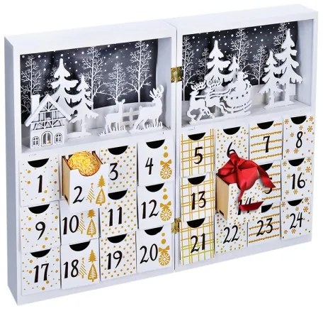 Solight 1V244 - Calendario dell'Avvento LED/2xAAA