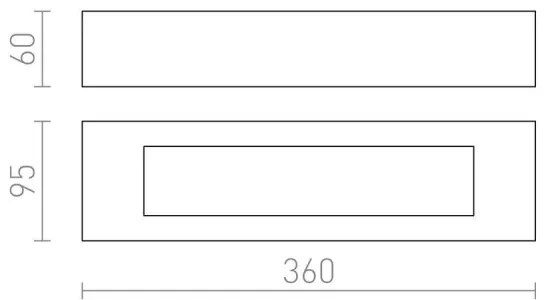 RED - Design Rendl - R10446 - Applique ROLO 2xE14/40W/230V