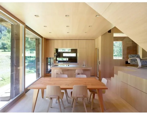 APLED - Lampada LED SQUARE WOODLINE LED/3W/230V 3000K 9x9 cm cenere legno solido