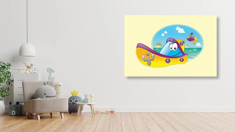 Quadro su tela – Avventura in barca