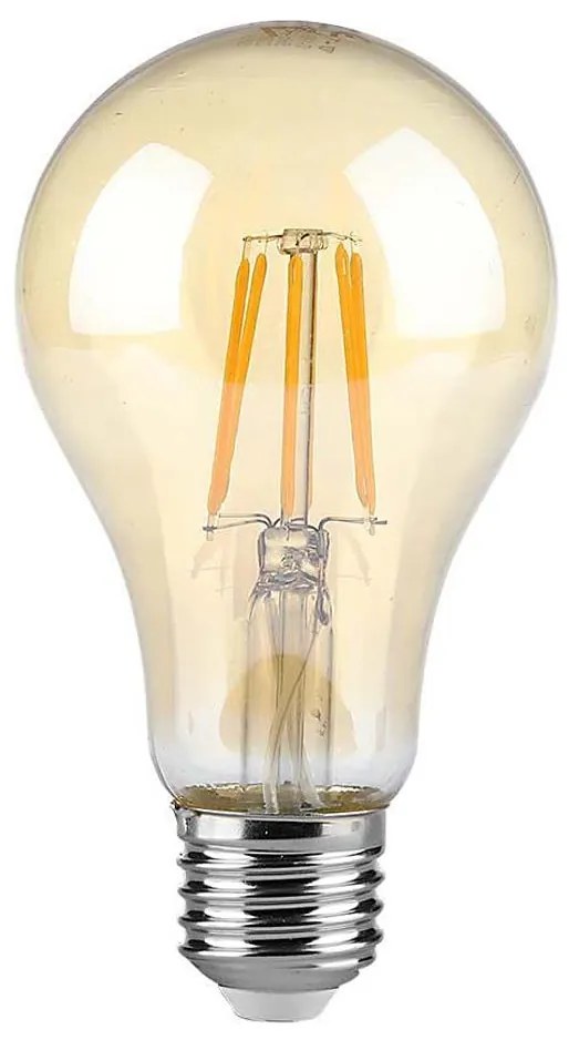 Lampadina LED FILAMENT AMBER A67 E27/10W/230V 2200K