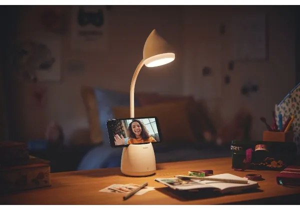 Philips - Lampada da tavolo Touch a LED HAT LED/4,5W/5V 3000/4000/5700K CRI 90
