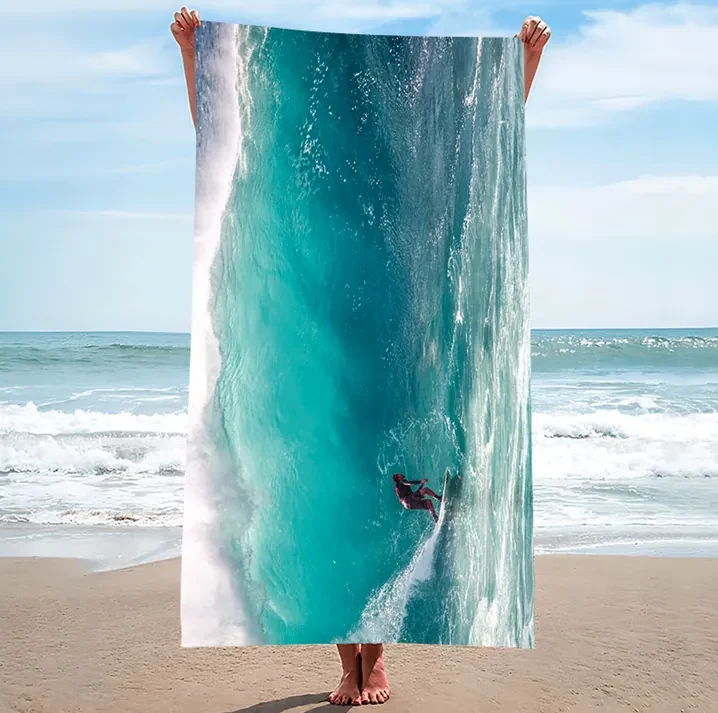 2 pezzi spiaggia Asciugamani piscina Asciugamano sabbia