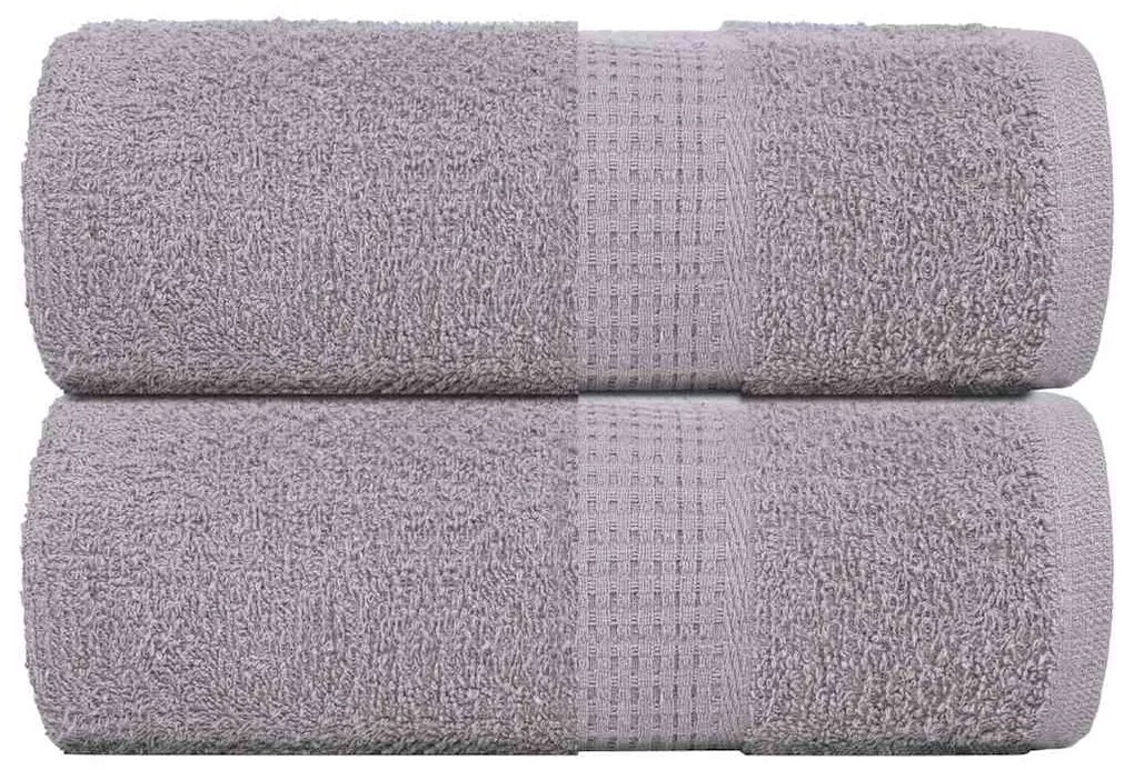 Asciugamani Ospiti 2 Pz Grigio 30x50 Cm 360 G/m² 100% Cotone /