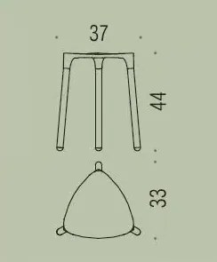 Sgabello bagno doccia bianco con struttura in acciaio e seduta in resina termoplastica Colombo poker B99880BI