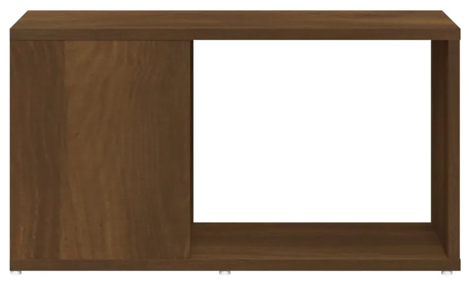 Mobile porta tv rovere marrone 60x24x32 cm in legno multistrato