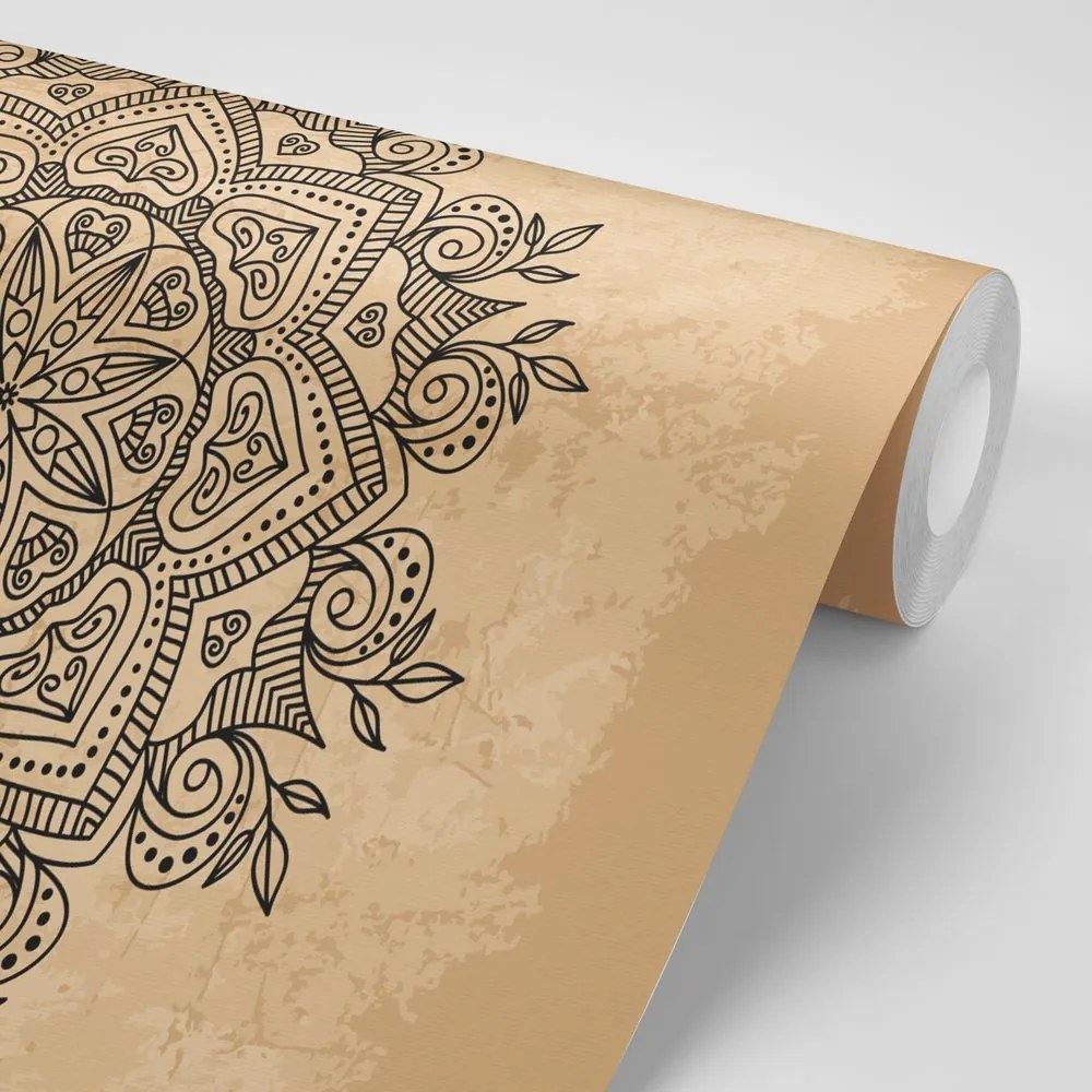 Carta da parati – Mandala con tocco antico