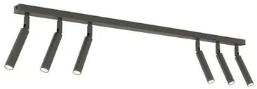 Lampadario Orientabile da soffitto IVI 6 Black