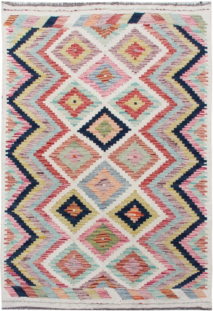 Kilim Tappeto 150x100 (Pakistan) Tessuto A Mano