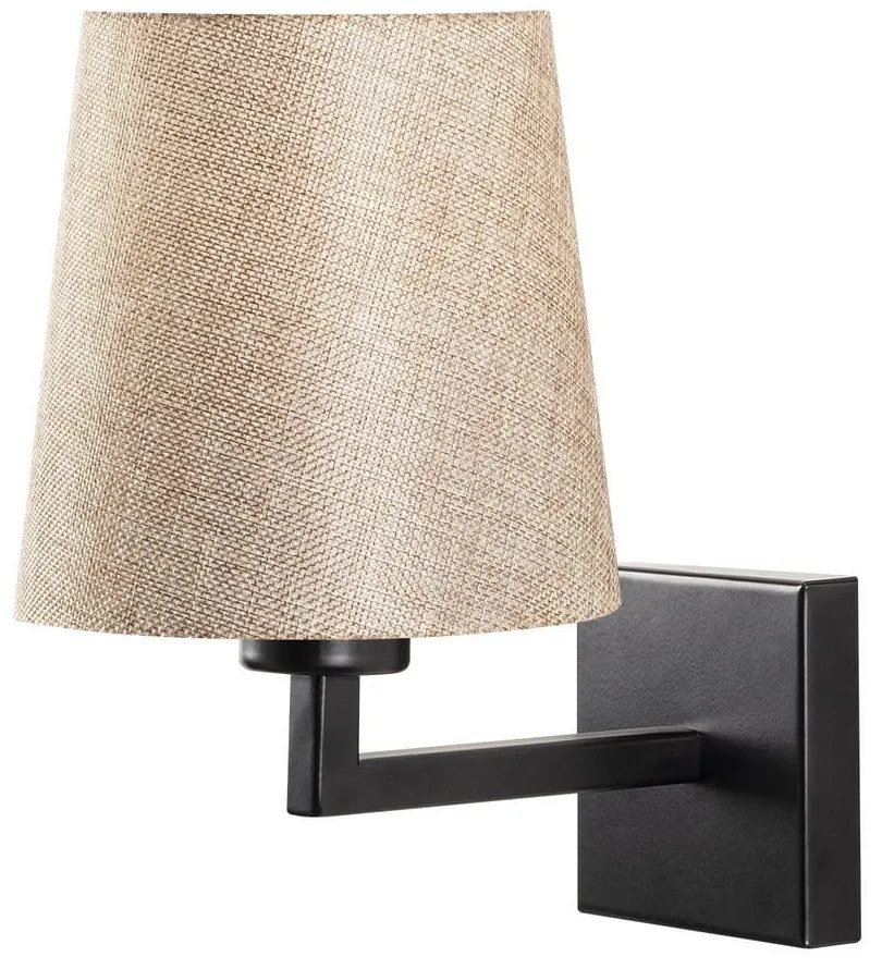 Lampada da parete nera e crema ø 18 cm Profil – Opviq lights