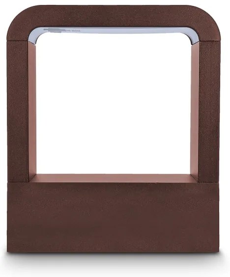 Brilagi - Lampada LED da esterno BARI LED/7W/230V 3000/4000/6000K marrone IP54