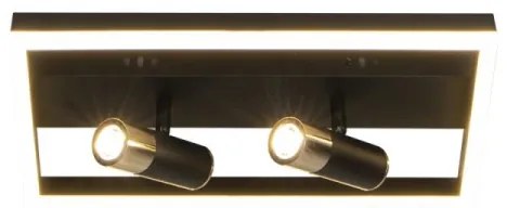 Plafoniera LED dimmerabile LED/50W/230V 3000-6500K nero + telecomando