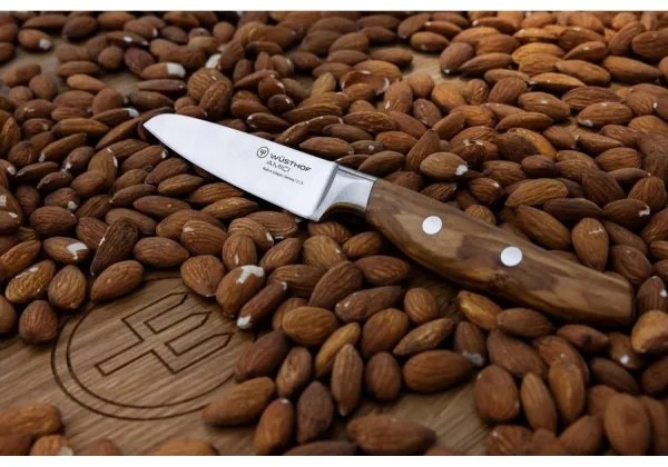 Wüsthof - Coltello da cucina per verdure AMICI 9 cm in legno d'ulivo