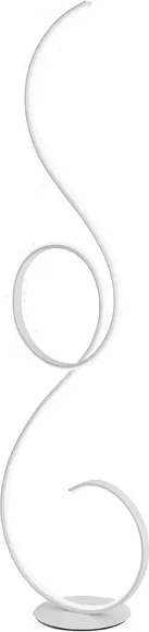 Piantana FLOK a LED in metallo verniciato Bianco H157 cm