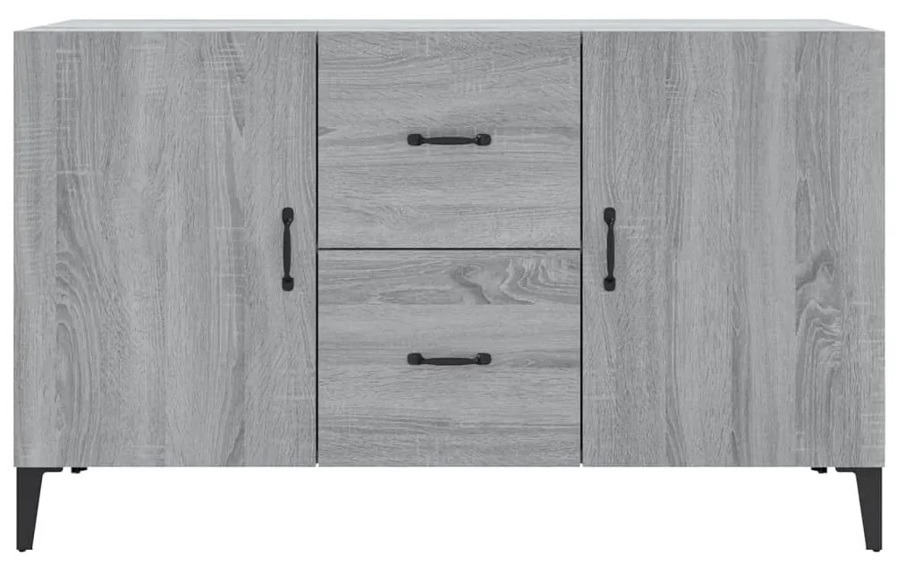 Credenza grigio sonoma 100x36x60 cm in legno multistrato