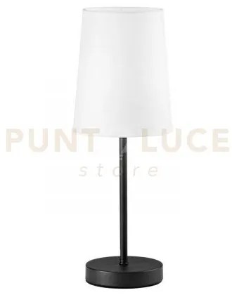 Lampada da tavolo sally nera 1 luce attacco e14 15x15x41,8cm in met...