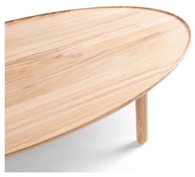 Tavolino in rovere naturale 80x150 cm Mu - Gazzda