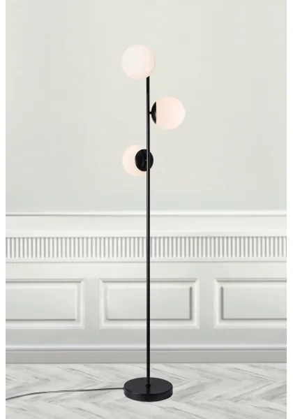 Nordlux - Lampada con piedistallo LILLY 3xE14/25W/230V nero